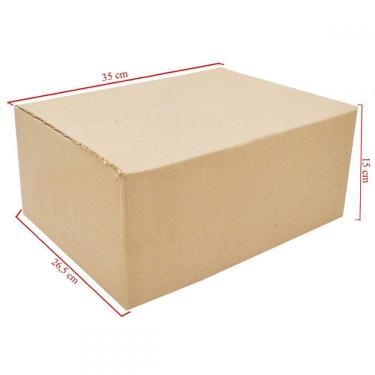 Imagem de Caixa De Papelão Ideal Para Correio 20 Unidades Embalagens 35cm x 26.5cm x 15cm