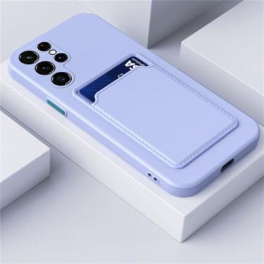 Imagem de Capa de telefone macia com slot para cartão para Samsung Galaxy S23 S22 S21 S20 Plus Ultra Fe A54 A34 A14 A23 A53 A52 Note 20 10 Pro Ultra Cases, 06, para Samsung A34