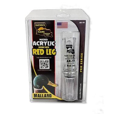 Imagem de Haydel's Game Calls Inc. AR-19 Acrílico Redleg Double Reed Mallard Duck Call