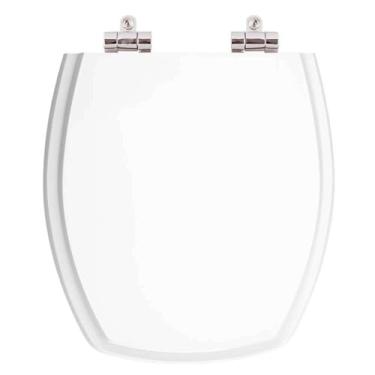 Imagem de Assento Sanitario Poliester com Amortecedor Thema Branco para Vaso Incepa