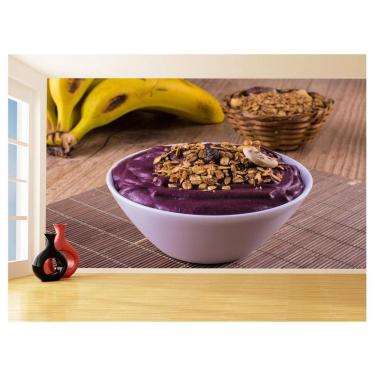Imagem de Papel De Parede 3D Alimentos Açai Tigela Frutas 3,5M Al443