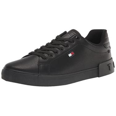Imagem de Tommy Hilfiger Tênis masculino Rezz, Preto/Preto 001, 45