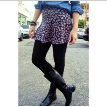 Imagem de Meia Calça Térmica FLANELADA  N35a44 SEM COSTURA leggin segunda pele t