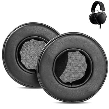 Imagem de ACCOUTA Almofadas auriculares compatíveis com Beyerdynamic DT1770 DT1990 DT1770 DT1990 PRO Fones de ouvido de substituição com couro de proteína mais macio e espuma viscoelástica