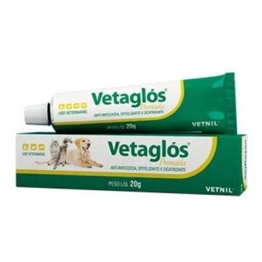 Imagem de Vetaglos Pomada Cicatrizante Vetnil 20g Cachorros/gatos, 20 g