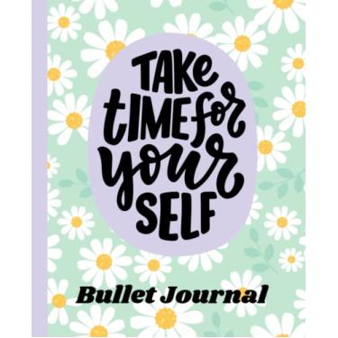 Imagem de Flower Bullet Journal: Bullet Journal Flowers, 200 7.5x9.25 bullet journal pages, Bullet Journal Flower, Bullet Journal with Positive Quote on the Cover