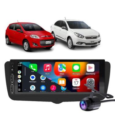 Imagem de Kit Multimídia Carplay Palio Grand Siena 2012-2018 1 Din Mp3 + Câmera 