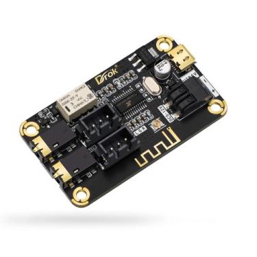 Imagem de Receptor de áudio BLUE~Tooth Board DROK 12V DC 5V-12V estéreo