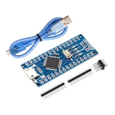 Imagem de AYWHP Placa Nano V3.0 Com Cabo, 1 Peça Atmega328P, Chip Ch340G 5V 16M, Compatível Microcontrolador Arduino (Porta Micro Usb)