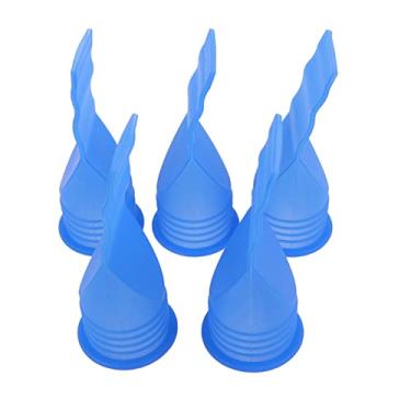 Imagem de AKOAK 5 Peças De Dispositivo Antirrefluxo Para Drenagem, Ralo Unidirecional, Filtro Esgoto, Sifão Silicone Ajustável Piso, Banheiro, Cozinha E Outros Canos (Azul)