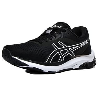 Imagem de ASICS Tênis de corrida feminino Gel-Ziruss 3, Preto, branco, 38