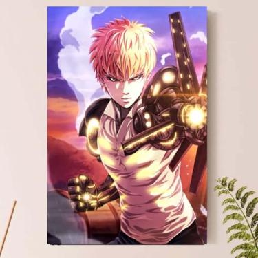 Imagem de Placa Quadro Decorativo On.e Pu.nch Man - Ge.nos (Genos_06)