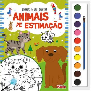 Imagem de Livro - Diversão em Ler e Colorir - Animais de estimação