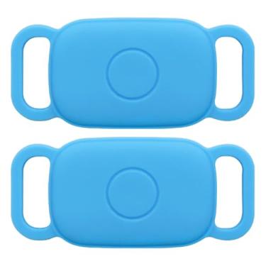 Imagem de Suporte de coleira de cachorro para rastreador Bluetooth Tile Pro 2024/2022, à prova d'água, antiperda, capa protetora segura para chaves, bolsas, etiqueta de coleira de cachorro e gato, pacote com 2