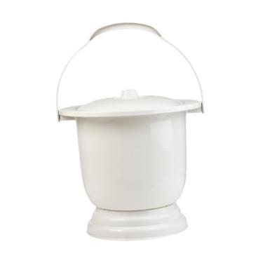 Imagem de Ysyqkn Vaso Sanitário Portátil com Mictório E Penico, Branco