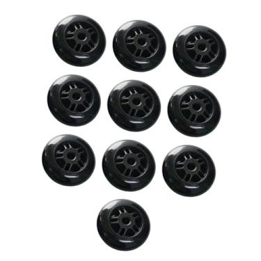 Imagem de Colaxi 10pcs Nylon Mobility Wheels Kit Reparação de peças de reparo Componentes para equipamentos de ginástica Conjunto simples multifuncional, 62x23mm