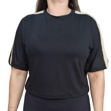 Imagem de Blusa Feminina Cropped Marcia Piovan Plus Size
