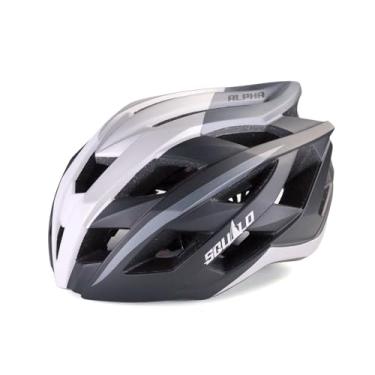 Imagem de SQUALO Capacete de bicicleta Alpha para homens e mulheres, capacetes de bicicleta com mostrador de ajuste, capacete de ciclismo unissex para motociclista Urban Commuter Mountain Road (Médio (54-58 cm