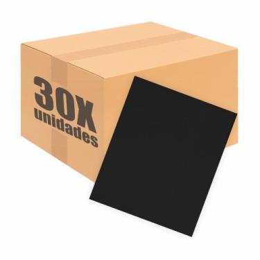 Imagem de Kit Com 30 Placas De Eva Escolar Seller - 48cm X 40cm, Preto