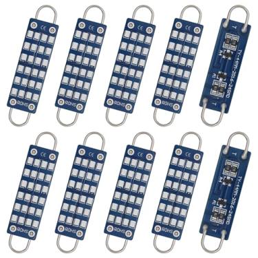 Imagem de QAUBEN Lâmpada de LED Rigid Loop 561 Festoon 44mm (1,73") Azul 24SMD 2016 Chips Não Polaridade 562 567 564 RL4410 211-2 212-2 214-2 para Porta Cortesia Degrau Mapa Domo Luz 12V 1,1W (10 unidades)