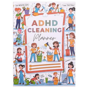Imagem de Agenda de limpeza, agenda de limpeza e lista de verificação, agenda diária, semanal, mensal, anual, agenda para crianças, adultos, casa, tarefas familiares, lista (azul)