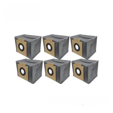 Imagem de Compatible With Eufy X8 Pro Robot Vacuum Cleaner Parts Main Side Brush Hepa Filter Mop Cloth Rag Dust Bag Accessories Replacement Spare Part(6 PCS Dust Bags)