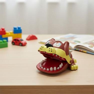 Imagem de Cachorro de Brinquedo Interativo Dentista Morde Dedo Jogo Divertido de Reflexos e Coragem para Crianças e Adultos Brinquedo Educativo