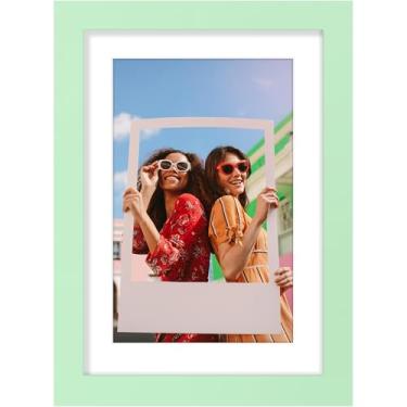 Imagem de Vittanly Porta-retrato 12 x 18 cm, exiba imagens 10 x 15 cm com tapete ou 12 x 18 cm sem tapete, material premium com acrílico resistente a quebras, moldura para foto para exibição de parede ou mesa