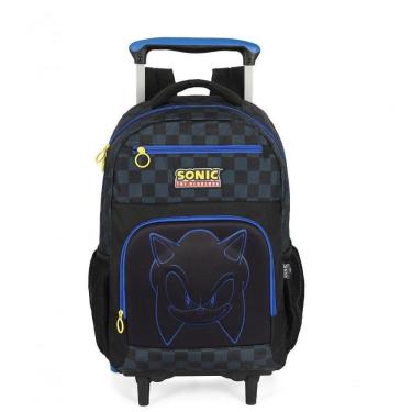 Imagem de Mochila Com Rodas Sonic Preto - Unico Preto