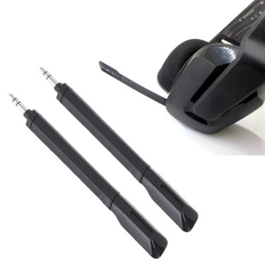 Imagem de 2 microfones de substituição para fone de ouvido sem fio G733 Lightspeed 3,5 mm com cancelamento de ruído destacável