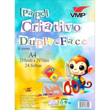 Imagem de Bloco para Educação Artística Dupla Face A4 com 8 Folhas 120G - VMP