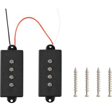 Imagem de PARESCHI Captador de baixo SPB-4 Style Alnico 5 para baixo de precisão (P-Bass) - Substituição de tom potente e quente para captadores Seymour Duncan e outros | Saída aprimorada para todos os estilos
