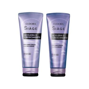 Imagem de Shampoo e Condicionador Eudora Siàge - Acelera o Crescimento