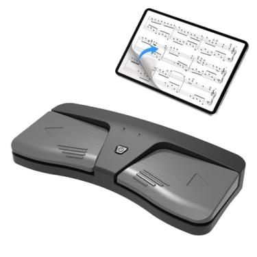 Imagem de VBESTLIFE Pedal Virador de Página Sem Fio Bluetooth, Pedal Virador de Página de Música Viva-voz Ergonômico Com Base Antiderrapante, para Telefones Tablet Android IOS