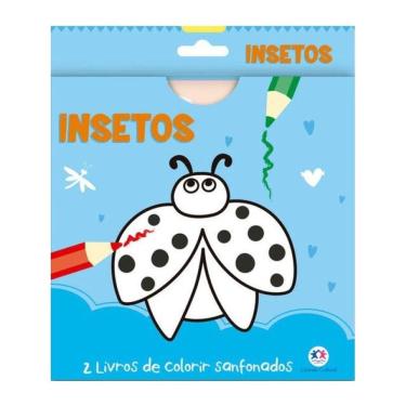 Imagem de Insetos - 2 Livros De Colorir Sanfonados