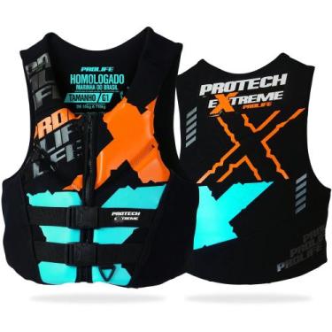 Imagem de Colete Salva Vidas Homologado Protech Extreme, Atlantis, M (De 35kg a 