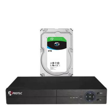 Imagem de Dvr Protec 08 Canais 5x1 Com Hd 6 TB