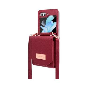 Imagem de Capa Carteira Transversal Com Cordão E Compartimentos Para Cartões Vie