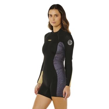 Imagem de Short John Rip Curl Dawn Patrol 2/2 mm Back Zip Natural Importado-Feminino