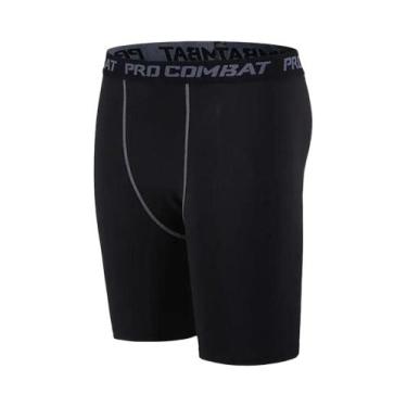 Imagem de Leggings Esportivas De Compressão Masculinas De Secagem Rápida, Shorts