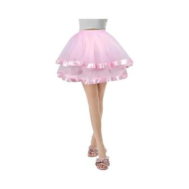 Imagem de Vestido Tutu De Princesa Em Tule, Saia Curta Para Performance De Dança