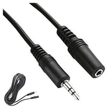 Imagem de Cabo Extensor De Audio P2 Fêmea x P2 Macho 1,5 metros PT - MLS - NoBra