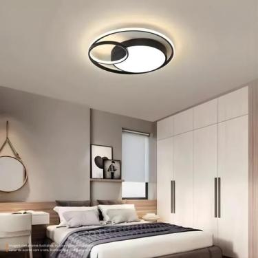 Imagem de Luminária Sobrepor Led Eclipse 44w Moderna Sala Teto 3 Em 1 - NITROLUX