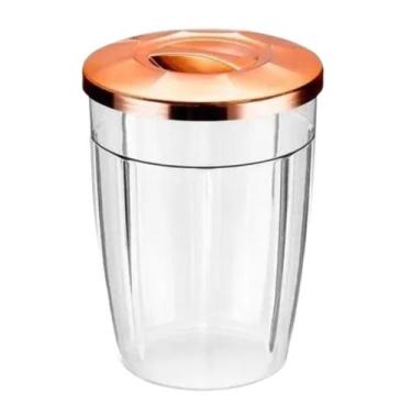 Imagem de Pote Copo Cristal Com Tampa De Rosca 1,75L - Delta Útil, Bronze
