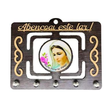 Imagem de Porta chave vazado resinado maria passa a frente 17x14cm - ASA, PORTA 