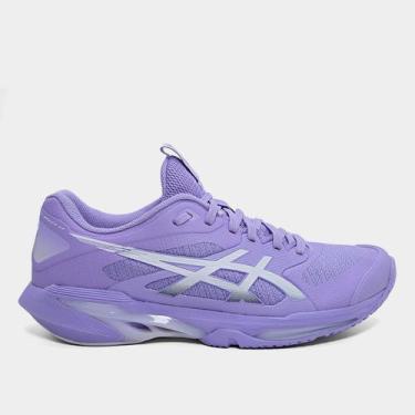 Imagem de Tênis Asics Solution Speed Ff 4 Feminino, Roxo, Branco, 38