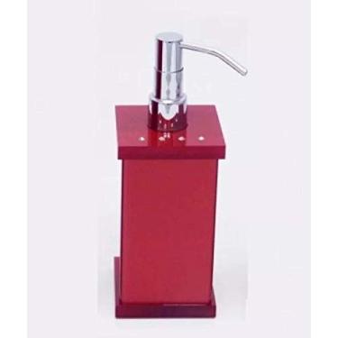 Imagem de Saboneteira Líquida em Acrílico Com Strass Cereja Decor Acrílicos