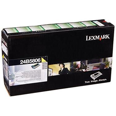 Imagem de Lexmark Cartucho de toner 24B5806 CS736 CS748 XS734 XS736 XS738 XS748 (Amarelo) em embalagem de varejo