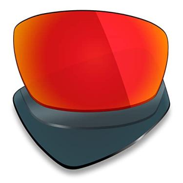 Imagem de Mryok Lentes de substituição polarizadas para Spy Optic Kash - Vermelho fogo