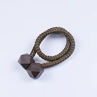 Imagem de suportes de cortina Instale a cortina de atração magnética sem prendedor magnético acessórios de alça de cortina prendedor de cortina corda de ligação, T7,1 Pcs